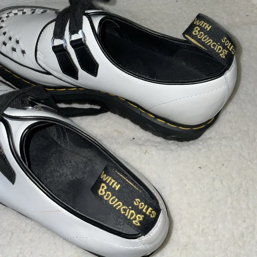 Dr Martens Lace Up Sidney Quad Platform Creepers US M 13 Eu 47 US L 14 - Picture 5 of 9